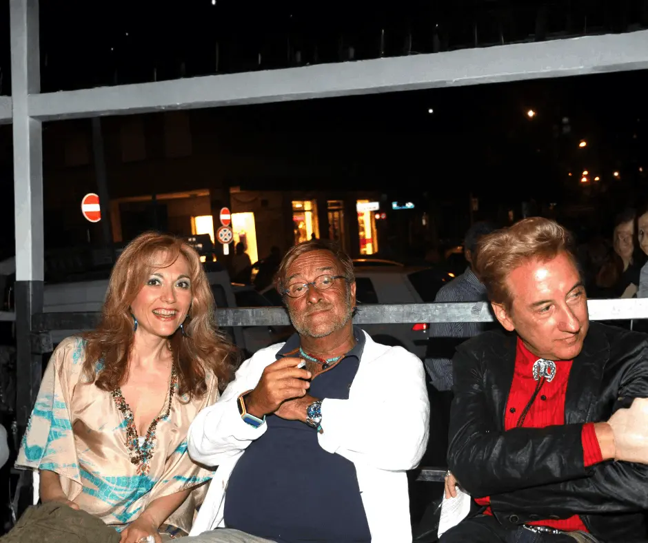 con Lucio Dalla e Dario Salvatori